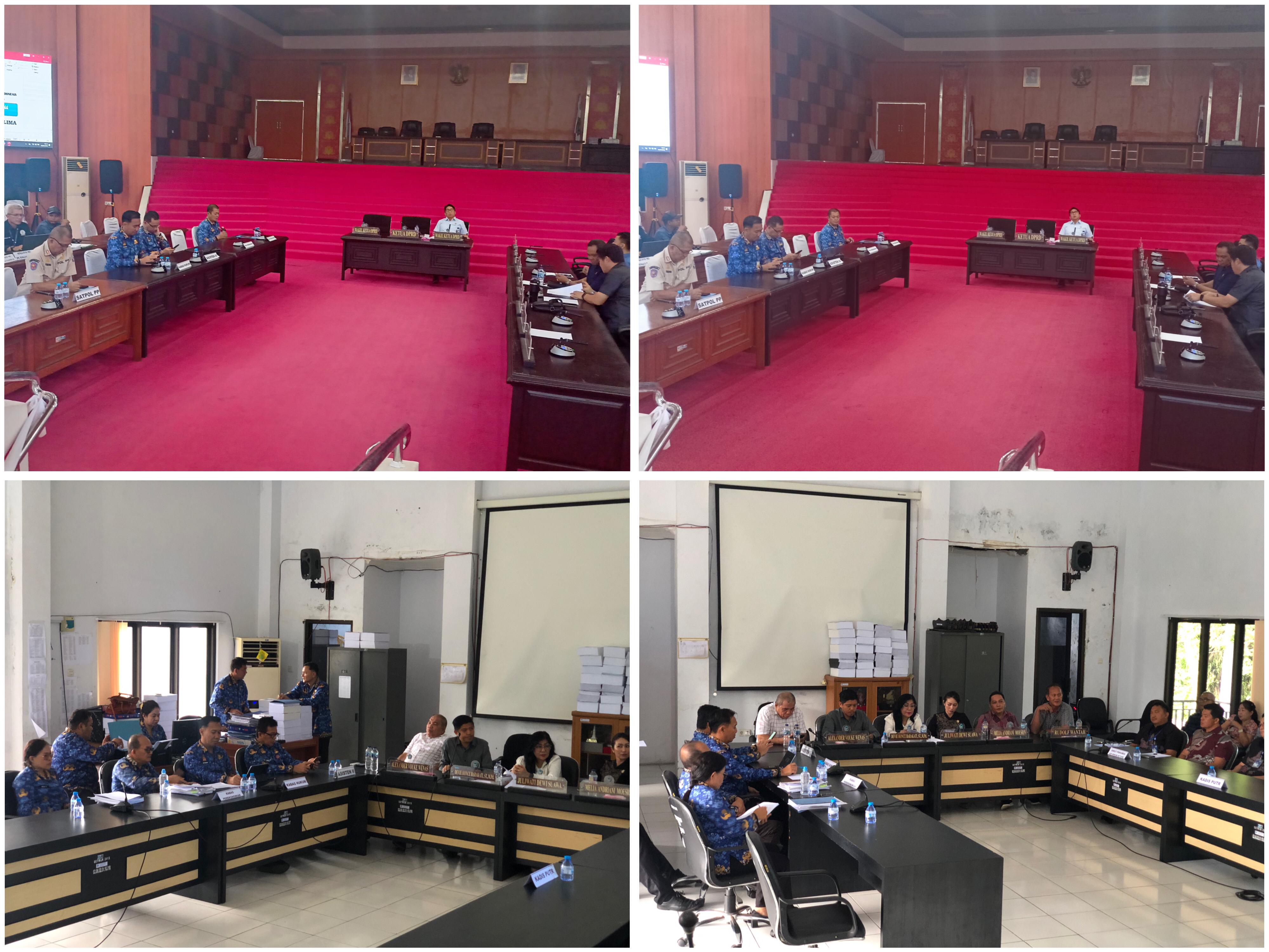 Rapat RDPU bersama Komisi I,II dan II serta Finalisasi Ranperda Penyertaan Modal bagi Perumda Air Minum Duasudara