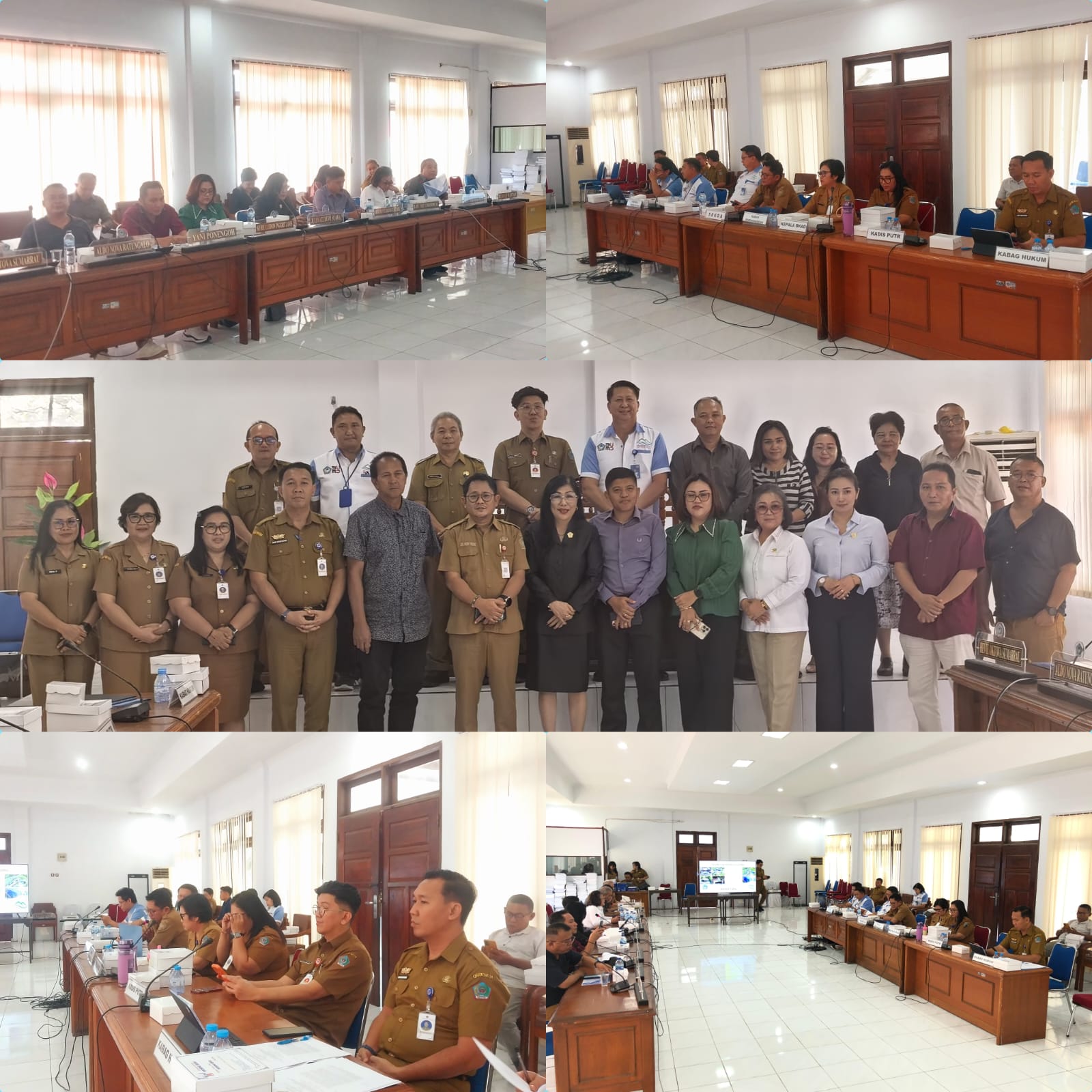 Pembahasan lanjutan Rancangan Peraturan Daerah Tentang Penyertaan Modal dari Pemerintah Kepada Perumda Air Minum Duasudara Bitung dan Permintaan dokumen kepada Dinas PUTR