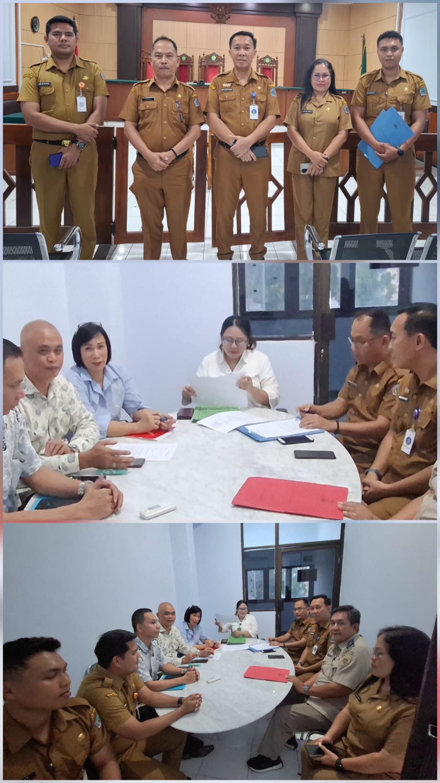 Pelaksanaan Sidang Mediasi Perkara Perdata Nomor 232/Pdt. G/2025/PN Bit, bertempat di Pengadilan Negeri/Perikanan Kelas I B Kota Bitung. 