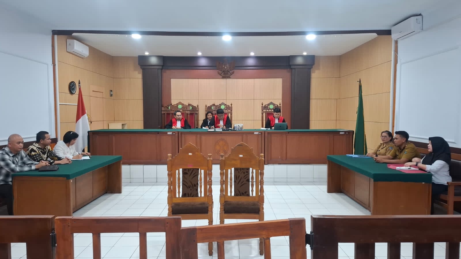 Pelaksanaan Sidang Perkara Perdata Nomor 232